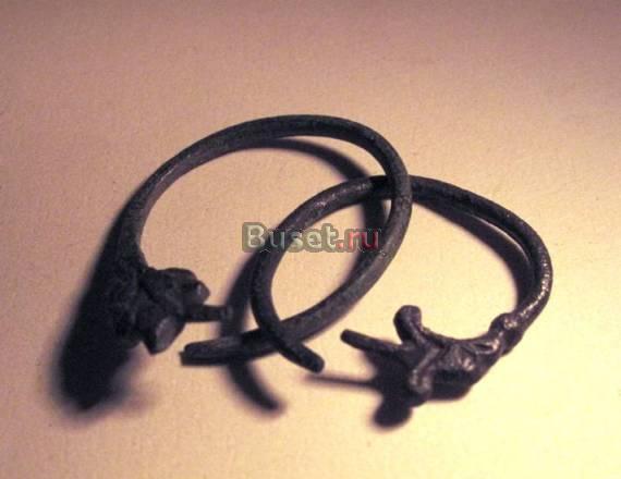 Серьги старинные. 11-13 век Москва