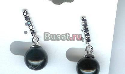 Серьги оникс СО150Т Москва