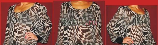 Блуза женская, свободного покроя, двухшовная Люберцы