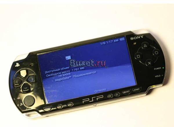 Sony PSP Slim (2001)черная с картой 2 Гб Москва