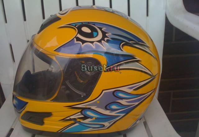 Шлем Yema желтый для скутера Москва