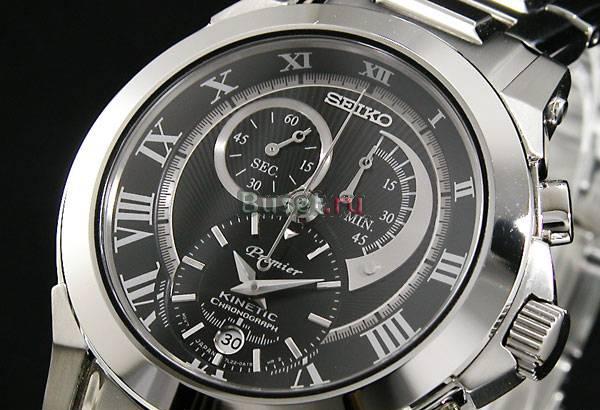 Часы хронограф Seiko Premier Kinetic Москва