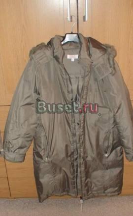 Новый женский пуховик Wool and Cotton - оливковый Москва