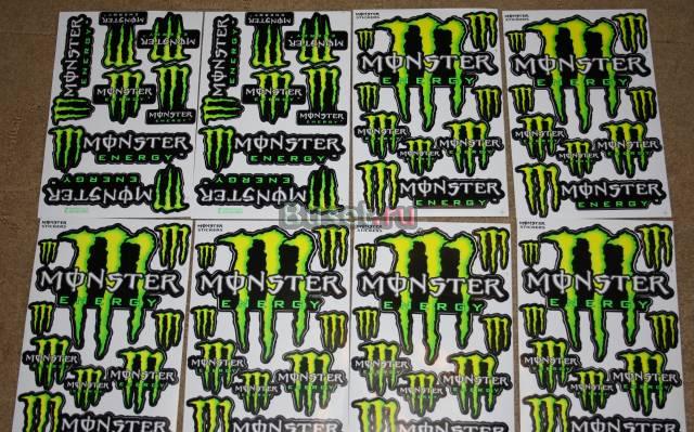 Наклейки Monster Energy Москва