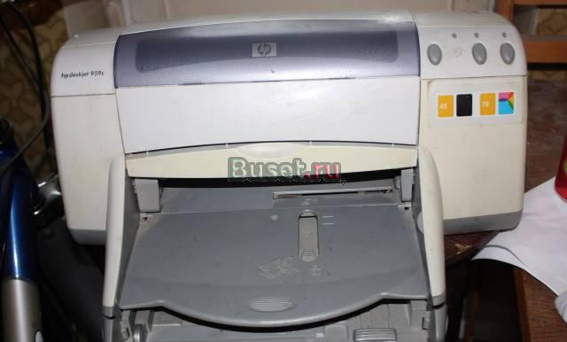 Цветной струйный принтер HP deskjet 959c Москва