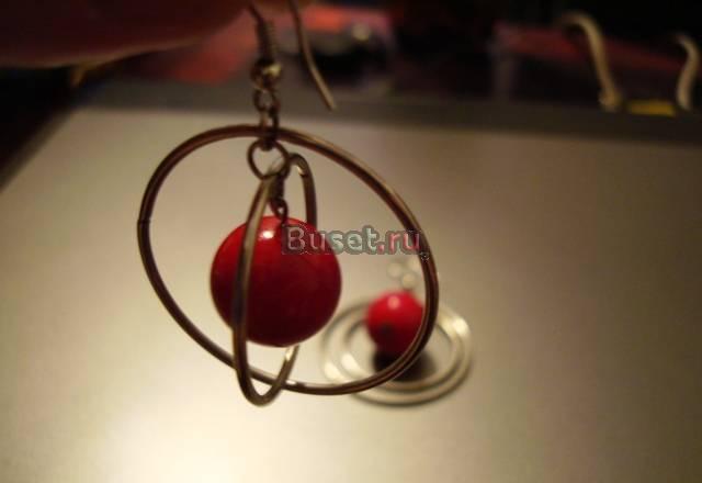 Серьги из красного коралла Москва