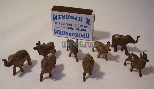 Подставки под визитки "Звери" 8шт. (D973) Москва