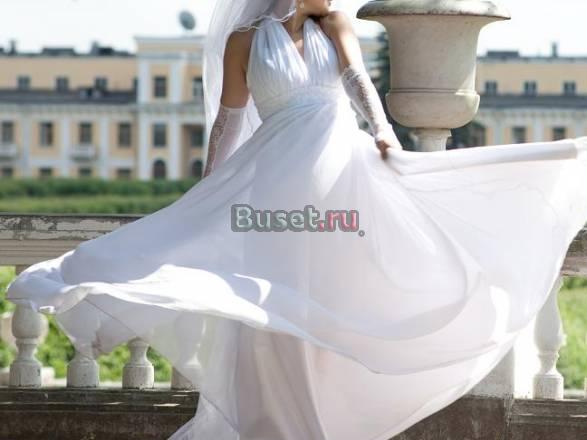 Свадебное платье. Стиль ампир. Возможен прокат Москва