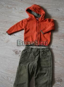 Кофта с капюшоном и брючки вельвет Zara Москва