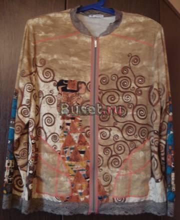 Кофта-ветровка по мотивам Густава Климта Санкт-Петербург