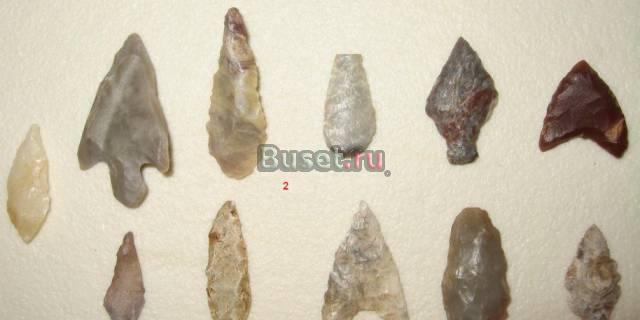 Каменные стрелы времен Неолита - 7000 лет Москва