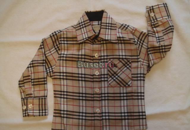 Рубашки Burberry Junior на мальчиков. Цвета бежевы Москва