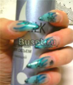 Наращивание и дизайн ногтей, акрил Москва