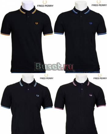 Поло чёрные от Fred Perry Москва