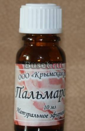 Эфирное масло Пальмароза 10 мл пр-во Крымская роза Москва