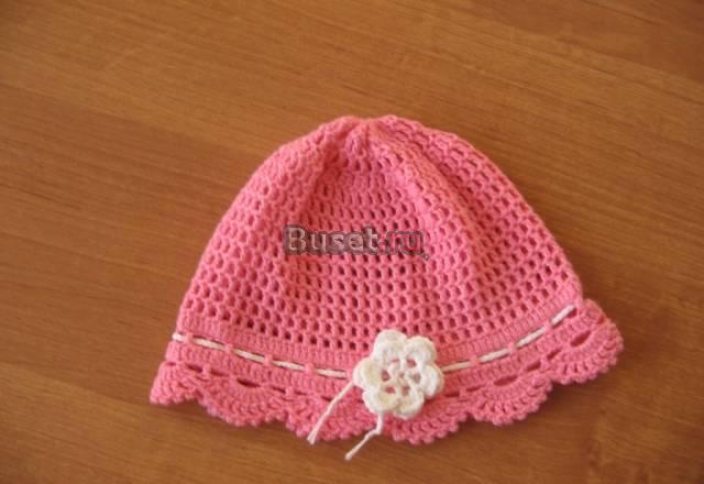 Шапочка летняя, вязаная Санкт-Петербург