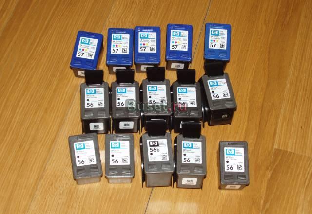 Пустые картриджи HP N 56, 57 Москва