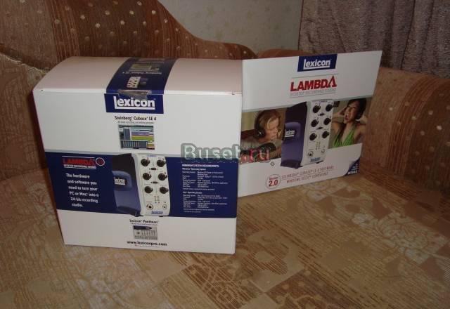 Lexicon Lambda и Echo MIA Москва