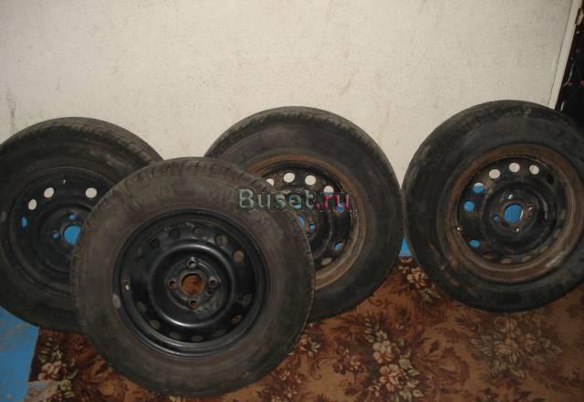 Диски R14 4х100 б.у.+резина цена за комплект 1500р Санкт-Петербург