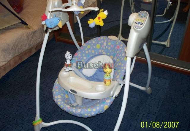 Детские электронные качели graco Москва