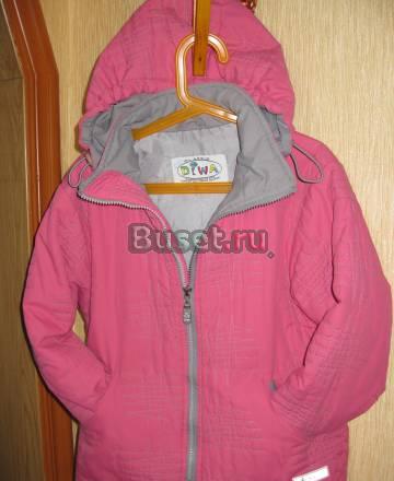 Куртка весенняя рост 134 с капюшоном. б/у Санкт-Петербург