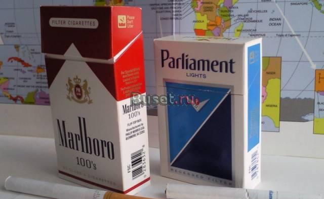 Сигареты из США. marlboro и parliament Москва