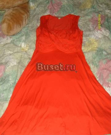Летнее платье ахара красное дышащее Санкт-Петербург