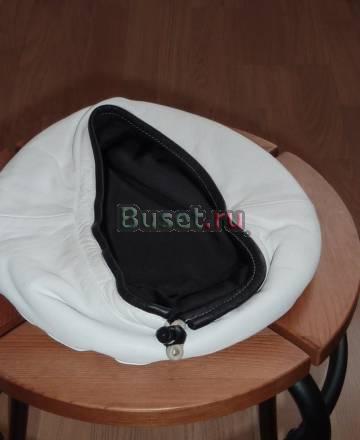 Кожаный берет, разм.56-57 Ижевск