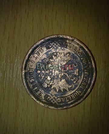 Медная монета 1876 г Москва