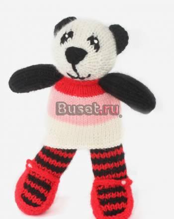 Игрушка Панда в ассортименте (вязаная) 22 см Москва