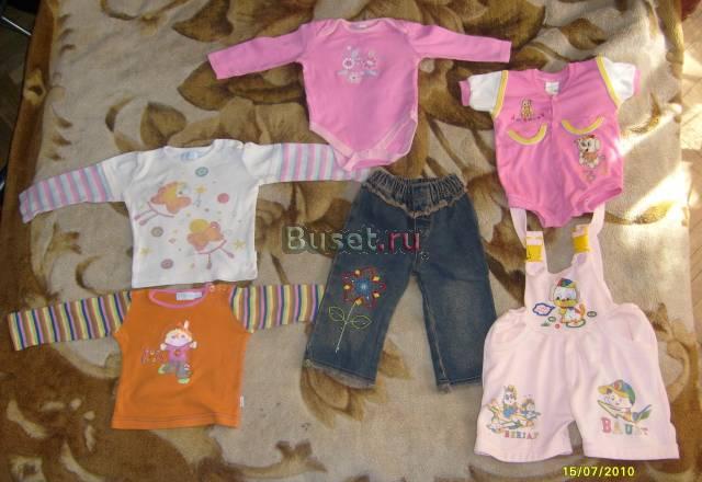 Пакет одежды (джинсы, боди, кофточки, песочники) Санкт-Петербург