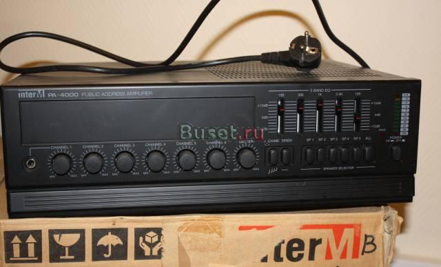 Усилитель РА-4000 Inter M Москва