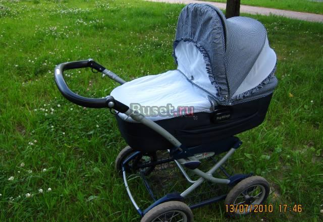 Коляска люлька Peg Perego Culla (темно-синяя) Санкт-Петербург