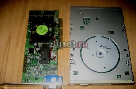 Видеокарта geforce 2 MX 400 32 MB.+ привод Москва