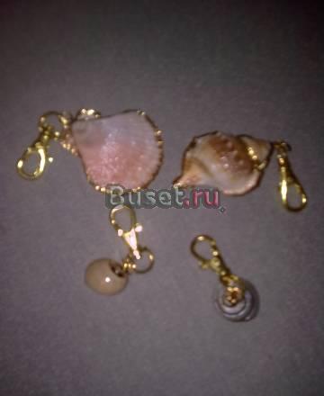 4 брелока из ракушек Москва