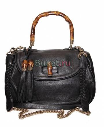 Сумочка Gucci Bamboo Medium Top Handle Bag черн Москва