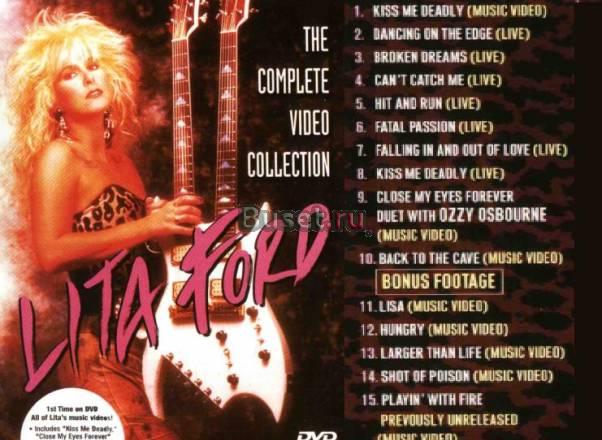 Lita ford  x DVD video collection x Москва