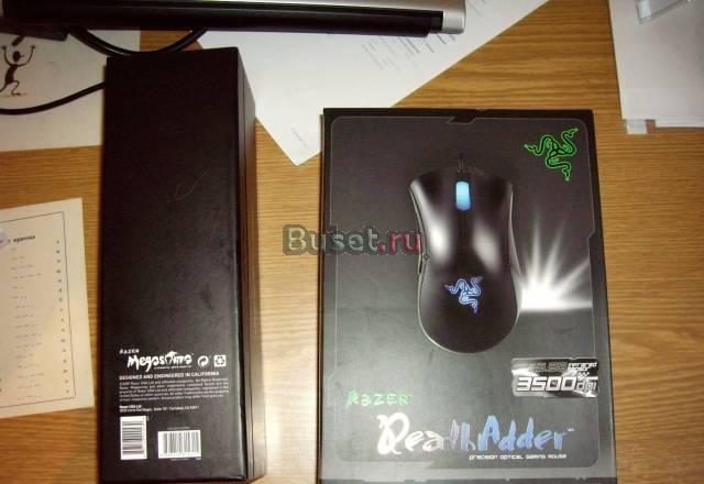 Мышь Razer DeathAdder + коврик Razer Megasoma Москва