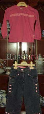 Комплект джинсы и блуза рley todey размер 92. Новый. Москва