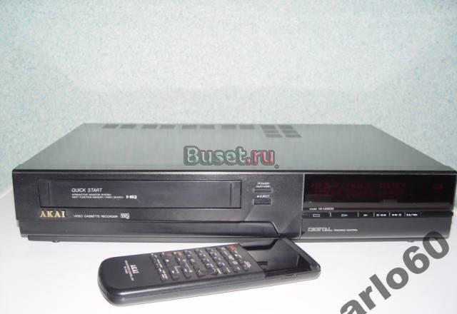 Видеомагнитофон akai VS-425EDG в рабочем состоянии Москва