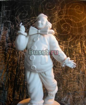 Статуэтка. Цирковой Клоун.Бисквит.50-e Москва