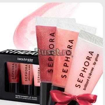 Блеск для губ Sephora (3 шт.) набор Москва