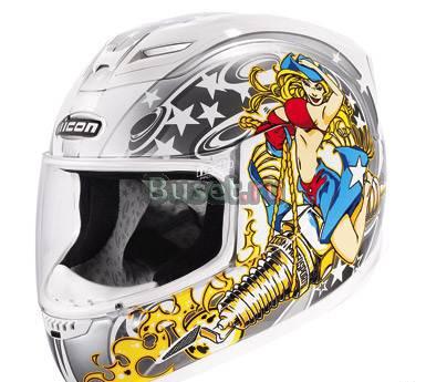 Шлем Icon BurnBaby Burn Москва