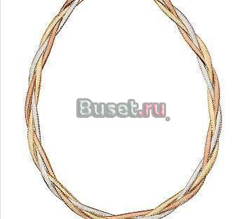 Золотая трехцветная цепочка Москва