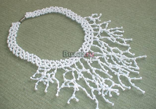 Колье "белая ветка" Москва