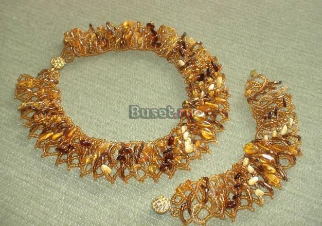 Янтарное ожерелье Москва