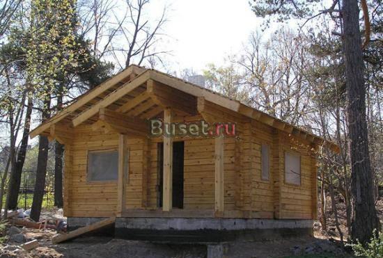 Деревянные дома из массивного сухого профилированного, клеен Санкт-Петербург