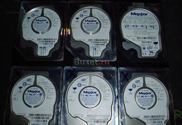 HDD IDE 1-seagate + 5 maxtor не рабочие Москва