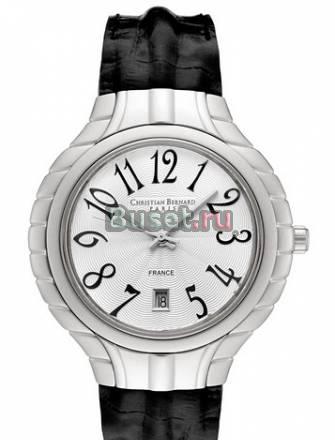Часы Christian Bernard Silver Dial Black Leather Москва