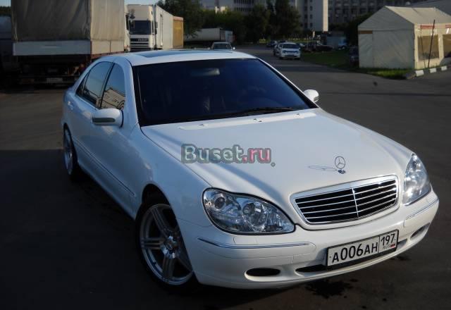 Mercedes S430 ,белый Москва